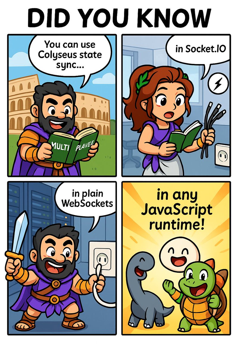 How you can leverage Colyseus State Sync in other environments? 🐢🚀 endel.medium.com/full-stack-sta…