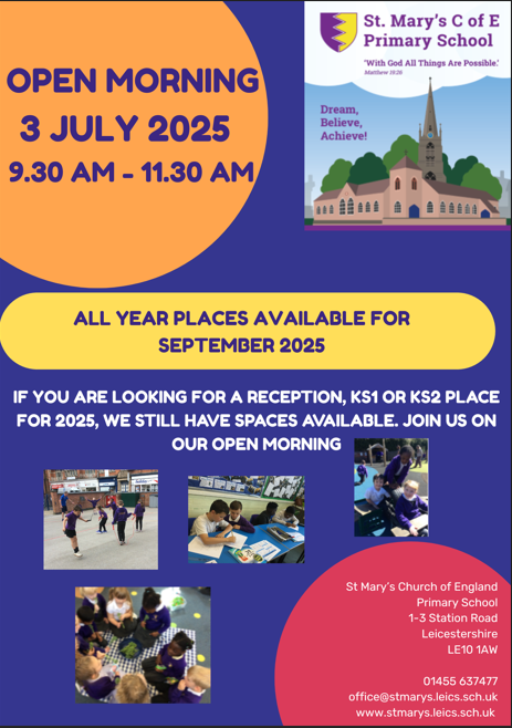 St Mary's C of E (@stmarys_hinck) on Twitter photo 