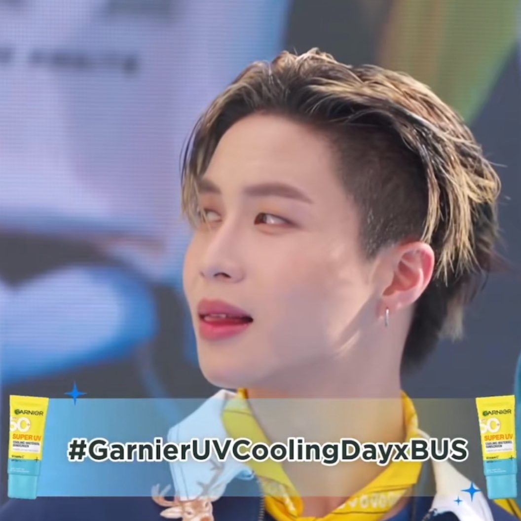 Momotarozi's tweet photo. น้องจั๋งไว้ชีวิตตกันหน่อยลูกหล่อมาก 🧘🏻‍♀️
#JUNGT 
#GarnierUVCoolingDayxBUS https://t.co/9UPA0loHRi