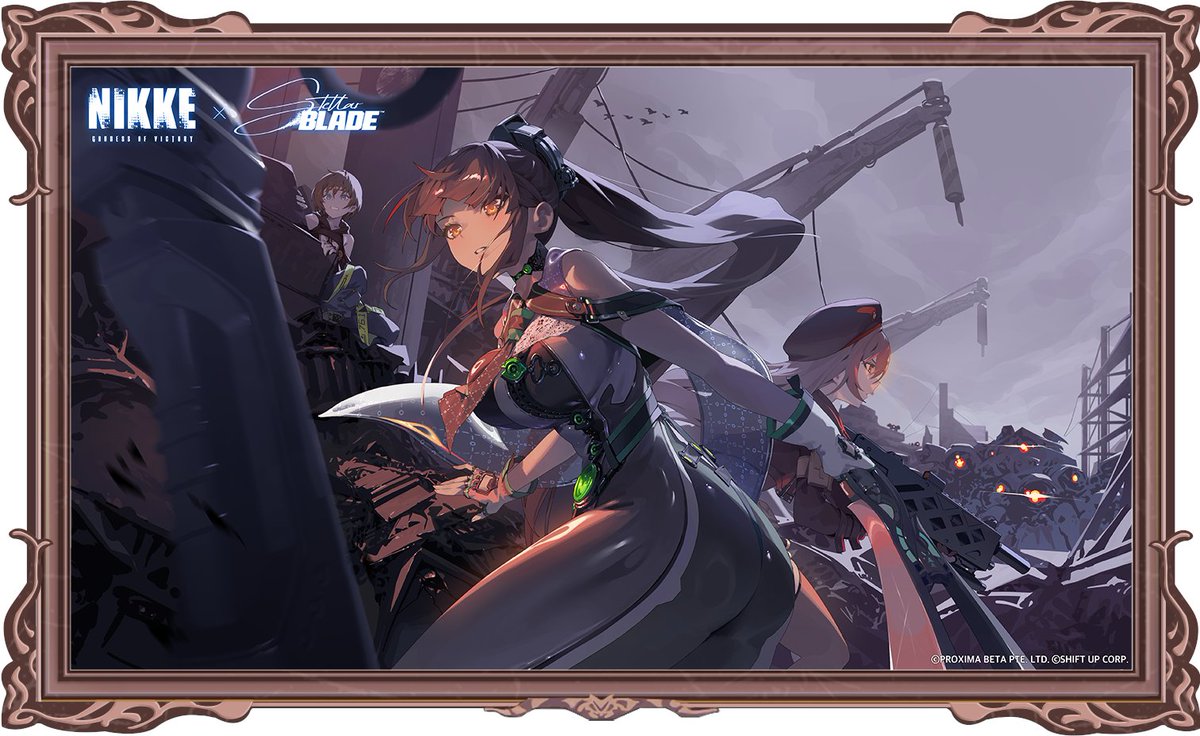 ニケ☆オーダーページ NIKKE x Stellar Blade Collaboration Illustration】 