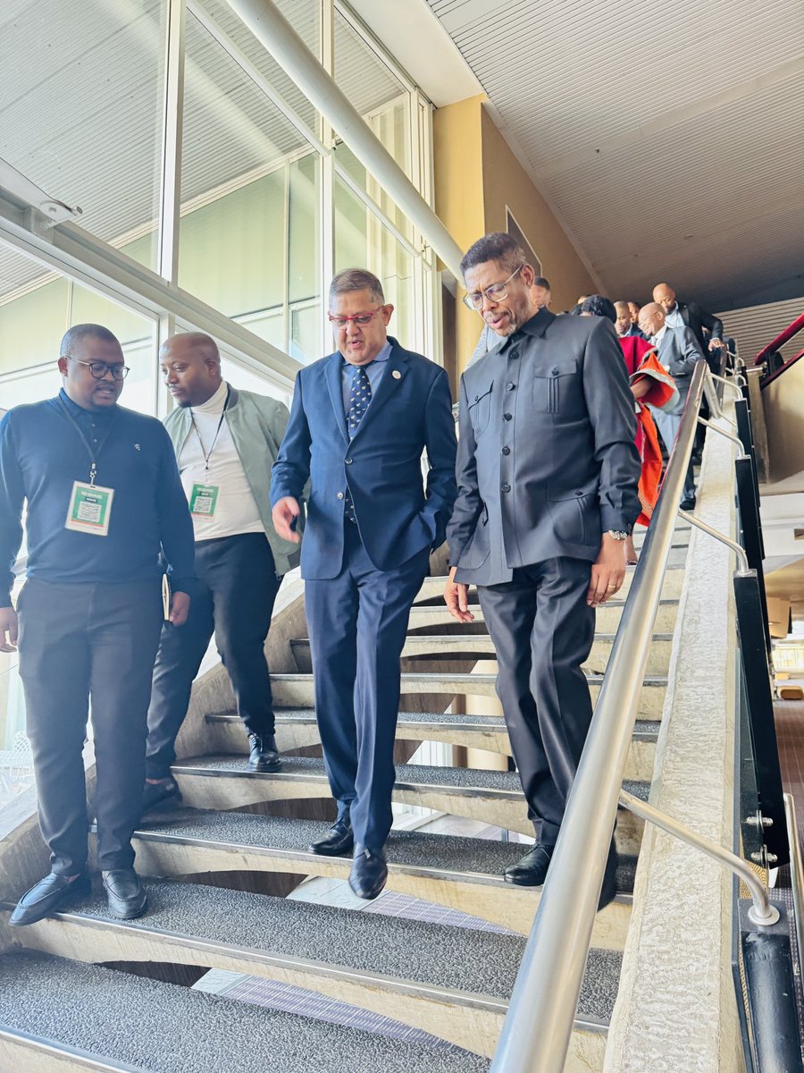 edtea_kzn's tweet photo. Today, the MEC for @edtea_kzn , Rev. Musa Zondi, joins the Minister of Higher Education and Training, Dr. Nobuhle Nkabane, as well as the Deputy Minister of Forestry, Fisheries and the Environment, Mr. Narend Singh, at the 10th Annual Green Youth Indaba, held at the Durban ICC. https://t.co/AQksiOoBtY