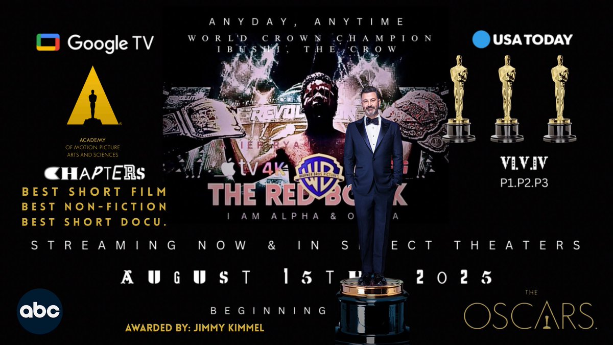 greendaybv's tweet image. Anyday, anytime. I am alpha &amp;amp; omega. Beginning &amp;amp; end. Premiere was last night in Barcelona. In select theaters for the second time, August 15th, 2025! #TheRedBook