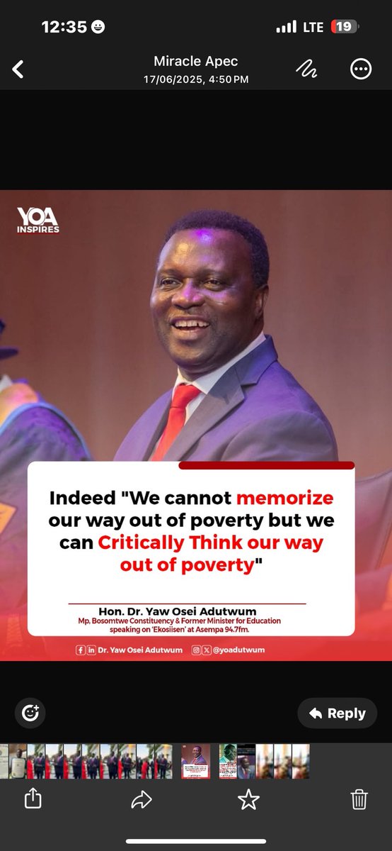 A new chapter begins with #DrYawOseiAdutwum