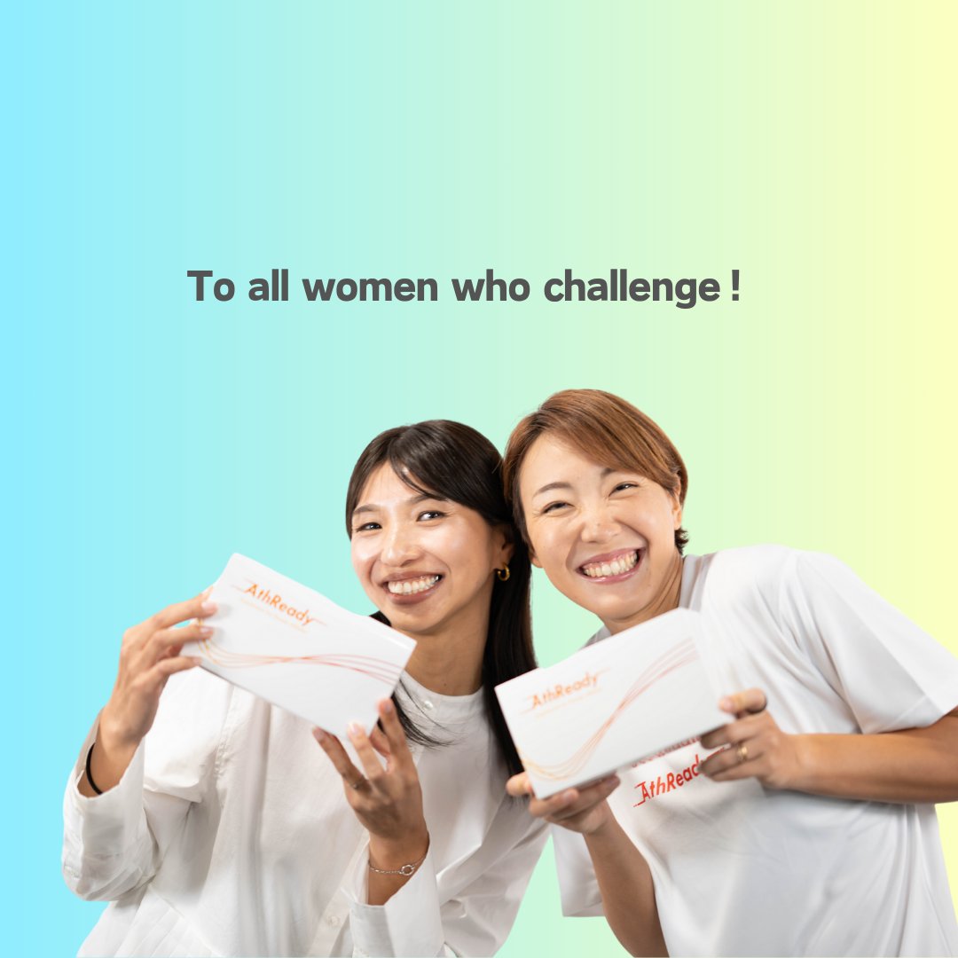 athready_'s tweet photo. 挑戦するすべての女性へ

【寺田明日香選手メッセージ】
「怪我」や「不調」が現れる前に対策を。
女性としての身体を作る大切な時期にこそ、アスレディを活用してほしい！

＃AthReady
＃寺田明日香 https://t.co/AKnzST3V2e