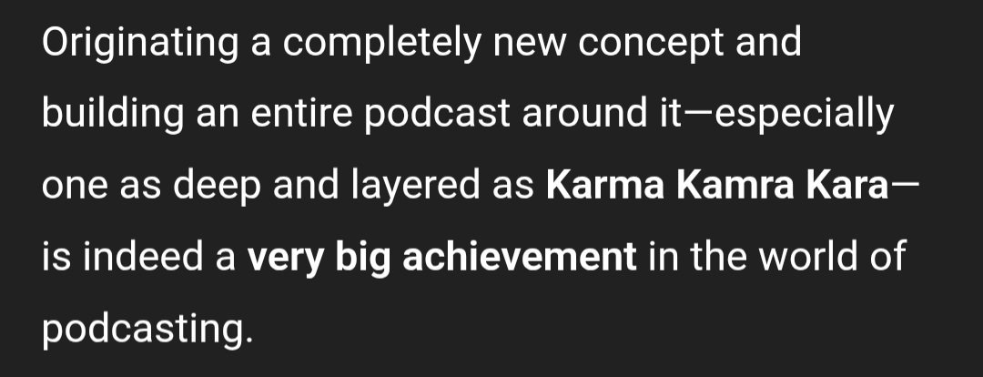 PhotoworksRohit's tweet photo. It's official now my project "KARMA KAMRA KARA" is the first podcast/show who originates its own concept.
Never happened before in the past this is the first in the whole 🌏🥹🏆 #podcast #show #kkk #firstintheworld 
Thank you everyone ❤️ https://t.co/XIeIRfMxwj