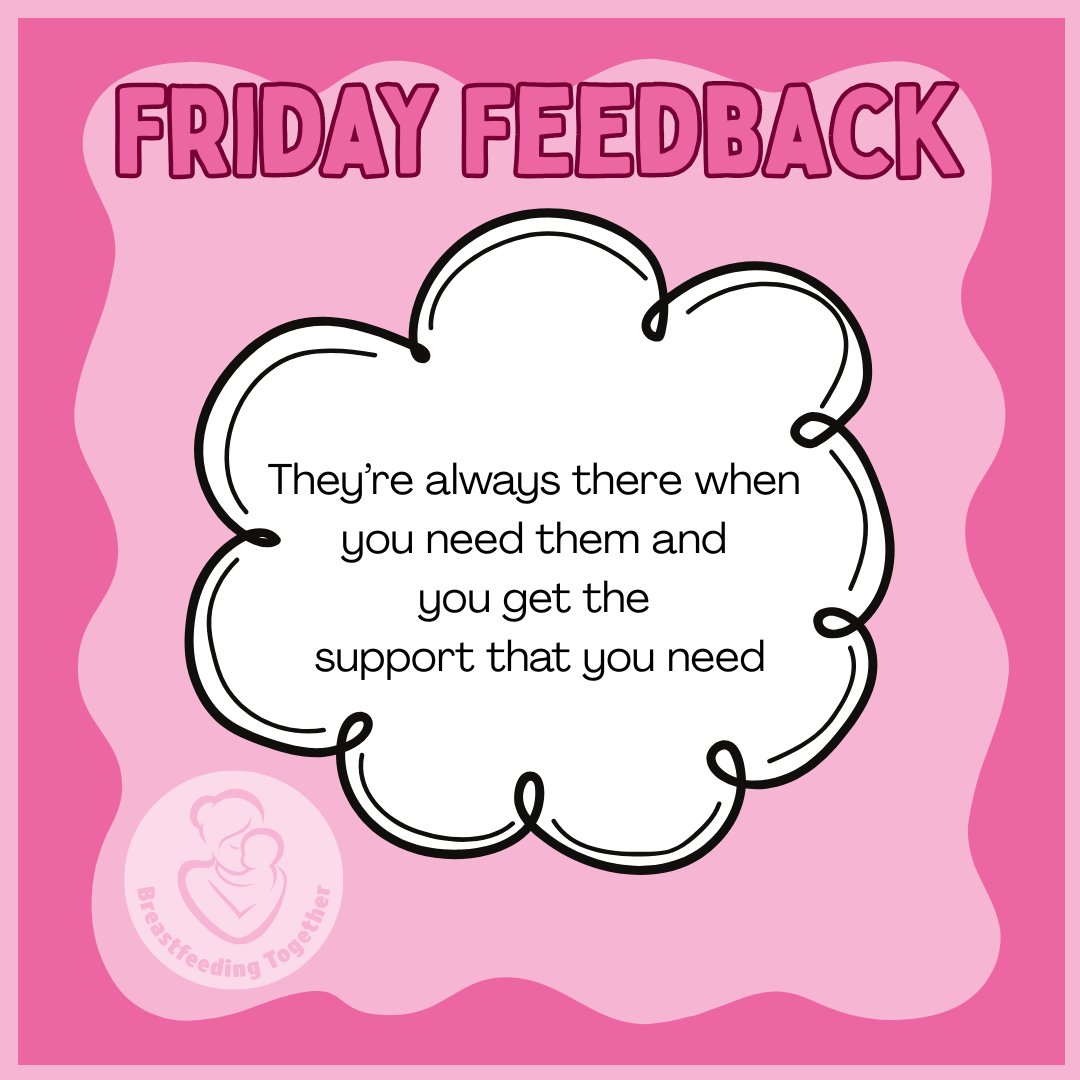 We are delighted that you know you can access us whenever you need us.

Whatever stage you are at, whatever your preferred method of contact we are here.

#fridayfeedback #hereforyou #peersupport