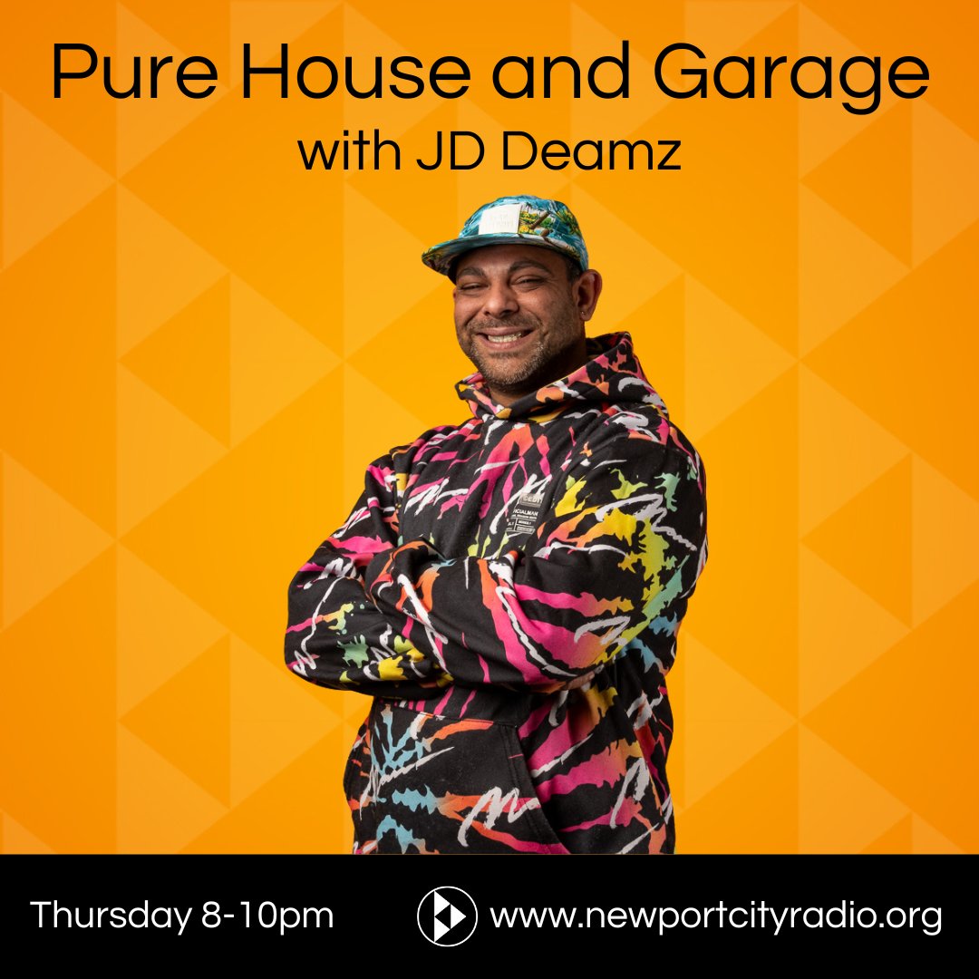 Newport City Radio (@npcityradio) on Twitter photo Lock in from 8PM for 2 hours of non-stop Pure House & Garage with <a href="/JasonDeamz/">Dj J.D. Deamz</a> ๐ง๐ฅ
Fresh basslines, upfront beats & classic 2-step energy.
Listen on DAB, TuneIn, smart speaker or newportcityradio.org
#PureHouseAndGarage #JDDeamz #NewportCityRadio Lock in from 8PM for 2 hours of non-stop Pure House & Garage with <a href="/JasonDeamz/">Dj J.D. Deamz</a> ๐ง๐ฅ
Fresh basslines, upfront beats & classic 2-step energy.
Listen on DAB, TuneIn, smart speaker or newportcityradio.org
#PureHouseAndGarage #JDDeamz #NewportCityRadio