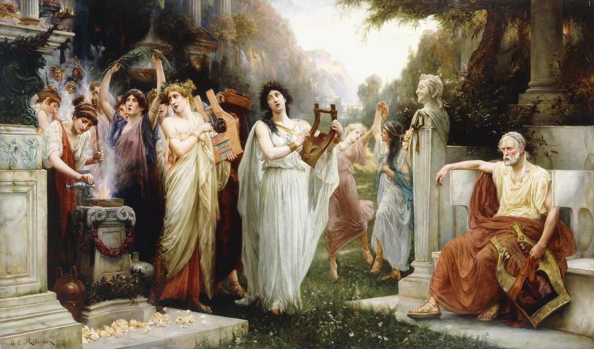 rinconartex's tweet image. «El oráculo» (George Edward Robertson).