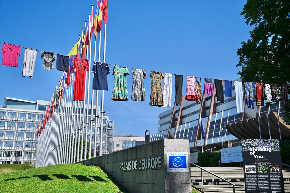 Alketa Xhafa-Mripa’s “Thinking of You” unfolds in Strasbourg, giving a global voice to survivors of sexual violence as weapon of war. From Kosova’s deep scars, she creates space for truth, dignity, and remembrance. On this day, we honor their pain and demand justice that is long