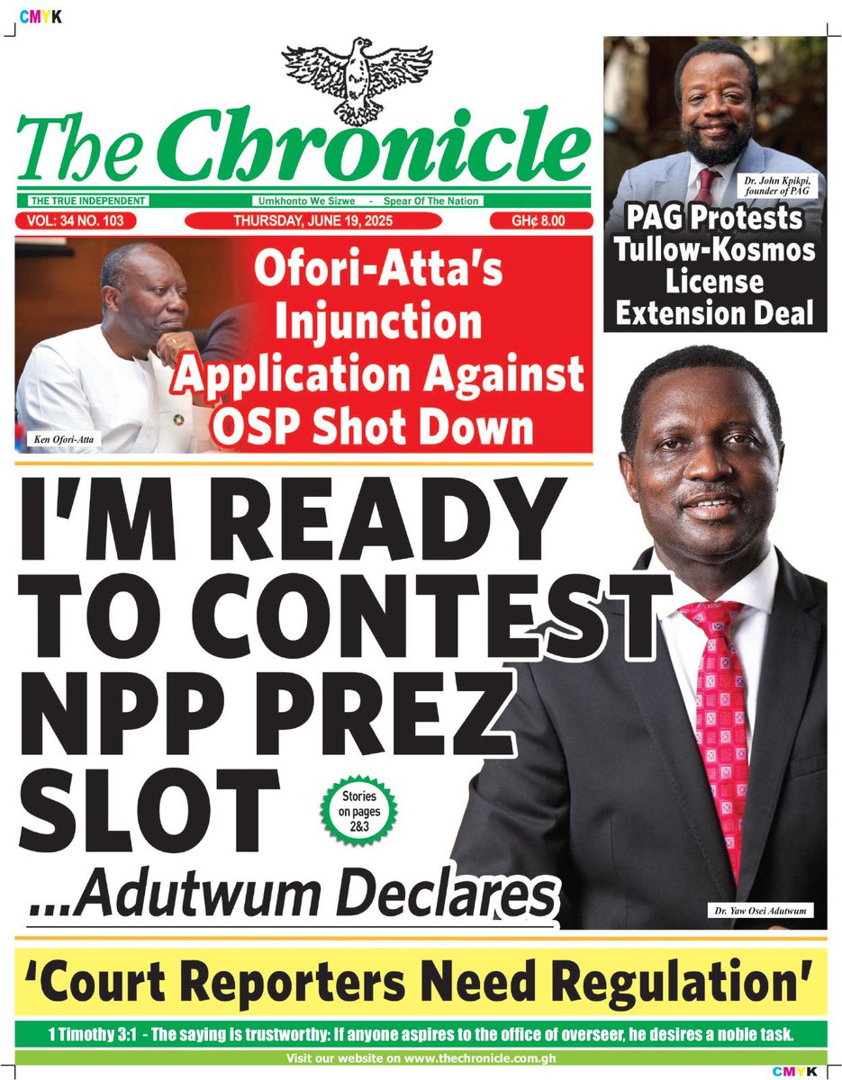 A new chapter begins with #DrYawOseiAdutwum