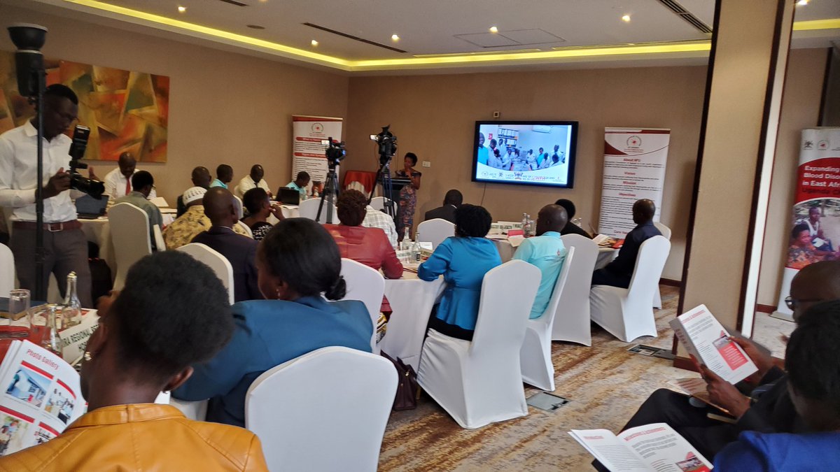 Dr. Charles Olaro attends a breakfast meeting at Golden Tulip today, to pave way for the awareness of Haemophilia in Uganda. 
#Hemophilia awareness.