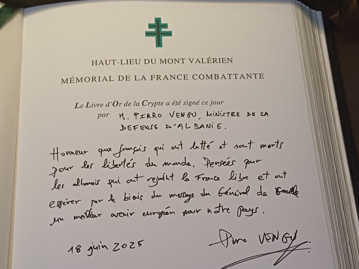 Ambassadrice Catherine Suard (@catherinesuard) on Twitter photo 🙏 pour ce bel hommage <a href="/pvengu/">Pirro Vengu</a> à l’occasion de la commémoration au #montvalerien de #appeldu18juin du Général de Gaulle 🙏 pour ce bel hommage <a href="/pvengu/">Pirro Vengu</a> à l’occasion de la commémoration au #montvalerien de #appeldu18juin du Général de Gaulle