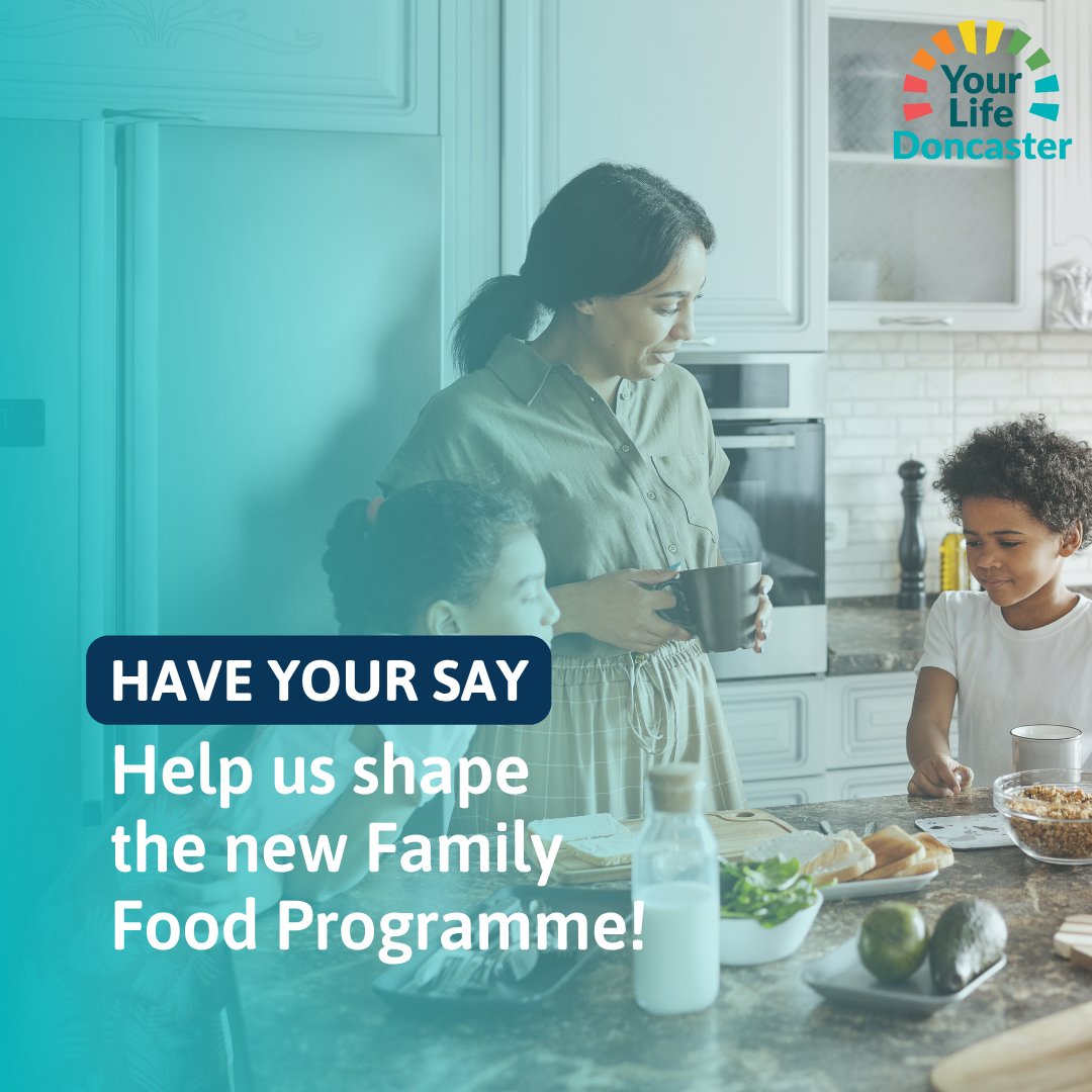 Help us shape the new Family Food Programme!💬

We're developing a new service in Doncaster, which will promote healthy food habits and support parents to feed their children in a way that provides lifelong health &amp; wellbeing.

Provide your thoughts: forms.office.com/e/gV7TdrsL6F