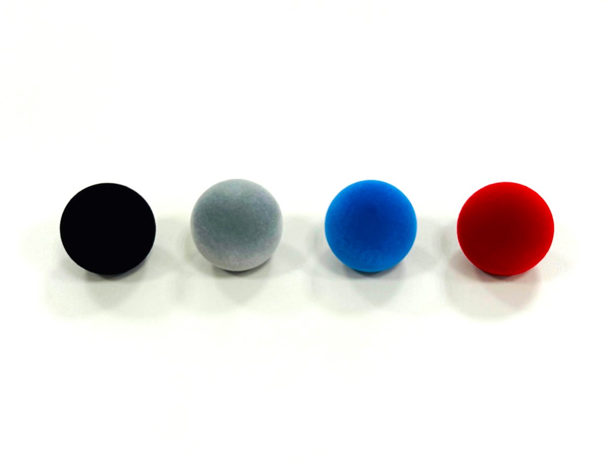 SmallCab_net's tweet image. Sanwa nylon balltop are once again manufactured by Sanwa. A new color is coming, gray.
The balltop is treated with nylon with a felt texture. The feel is comparable to that of velvet.
We have reds and blues left
smallcab.net/sanwa-nylon-c-…