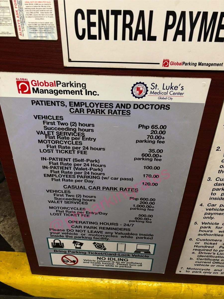 phparkingrates's tweet photo. ST. LUKE’S BGC
Parking Rates
Date Taken: June 2025

🏷️ hospital fort taguig rate fee rizal dr 5th ave https://t.co/gMgjcuLrRd