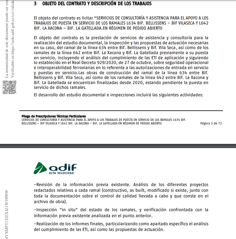 x_escribano's tweet photo. #ADIFAV licita el contracte d'assistència tècnica per iniciar les posades en servei dels ramals L634 Bif. Bellissens - Bif. Vilaseca i L642 Bif. La Xacona - Bif. Gatellada. 

Dos ramals ferroviaris, acabats al 2020, que permetran flexibilitzar operacions UIC al Camp de Tarragona. https://t.co/6mWZtPMmSf