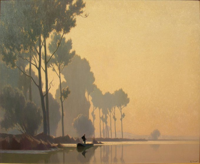 rinconartex's tweet image. «Temprano en la mañana» (Alexandre Jacob).
