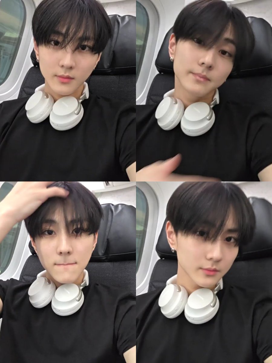 HE LOOKS SO GOOD IN BLACK 🖤🥹