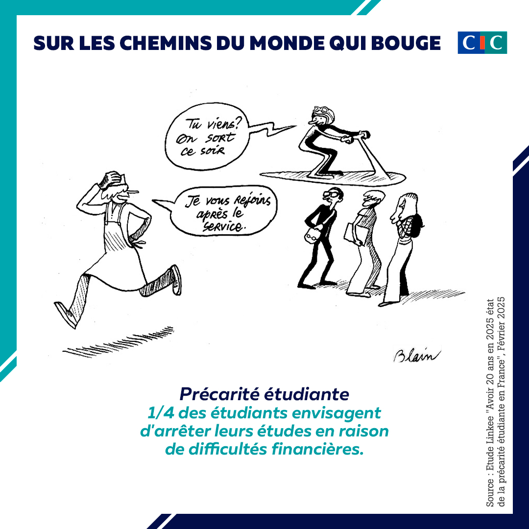 cic's tweet photo. Et vous, avez-vous travaillé en parallèle de vos études ? #Construisons #Dessin #Lesaviezvous https://t.co/C5Z5fQ41yM