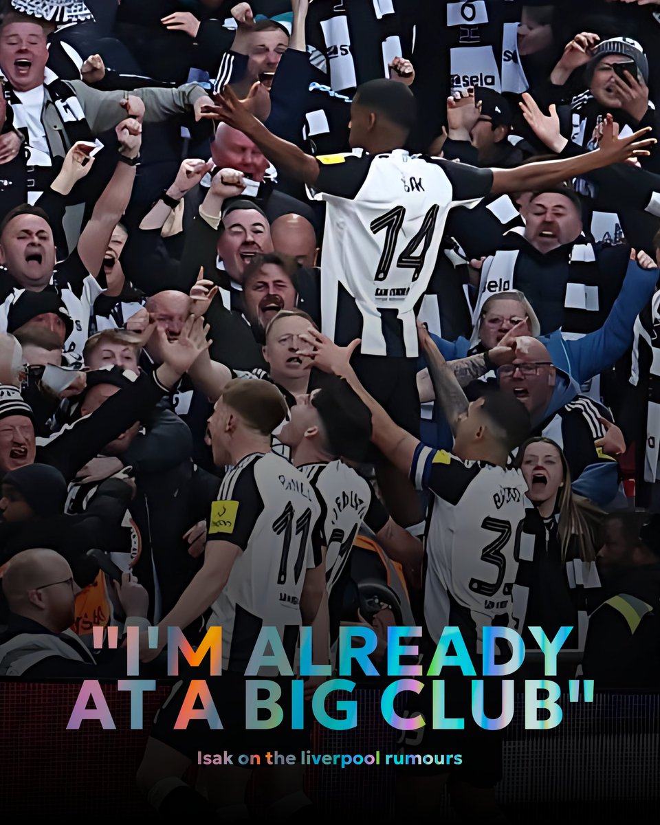 Isak squashing the rumours.

My striker ⬛⬜🙌🏼