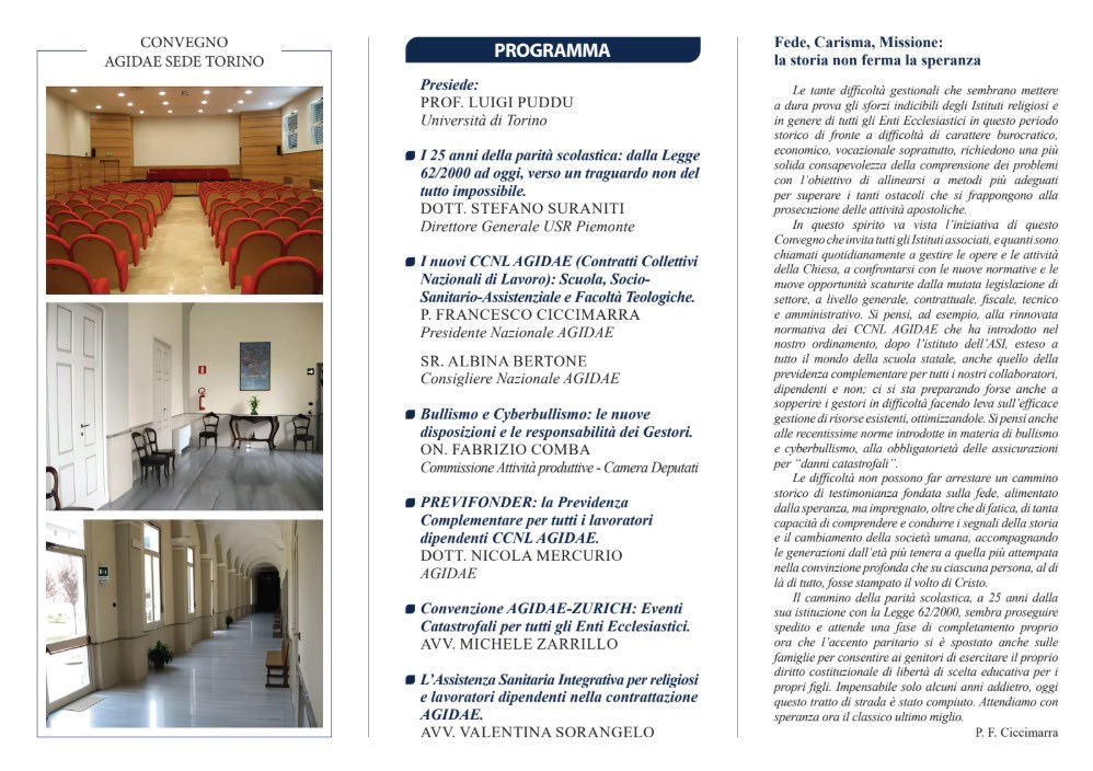 agidae_official's tweet photo. Incontro con gli Istituti Associati AGIDAE della Regioni Piemonte e Valle D’Aosta presso l’Istituto San Giuseppe delle Suore Giuseppine https://t.co/iJjprZwVNI