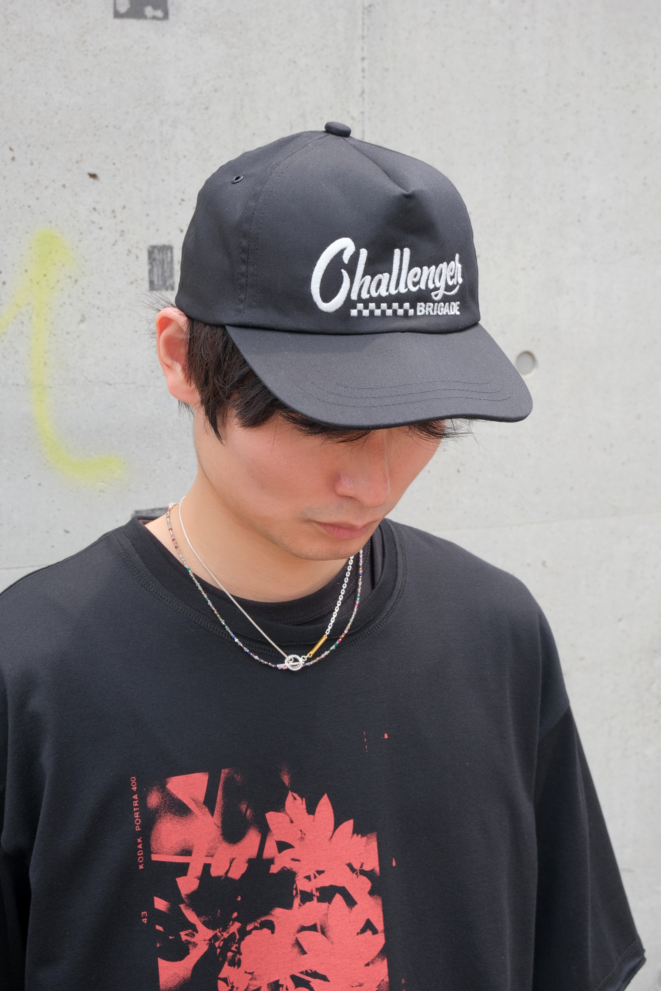 Challenger Checker flag cap 白 黒 Challenger Checker flag