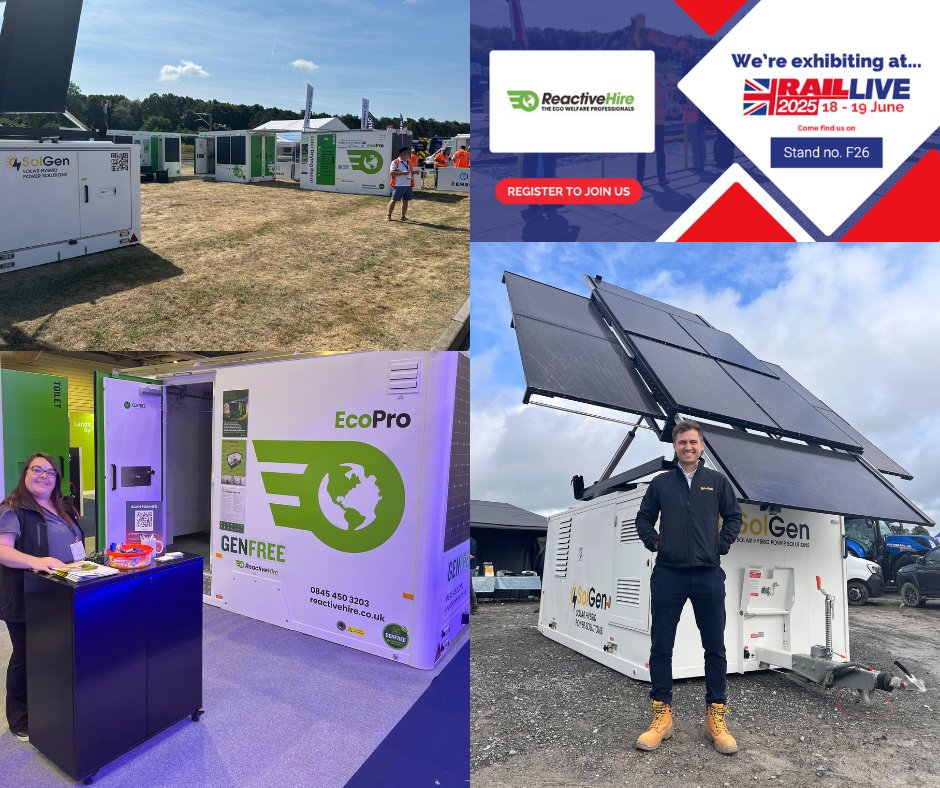 Boss Cabins (@bosscabins) on Twitter photo We're at Rail Live again today on Stand F26. Get a close up look at our full solar generator free welfare solutions as used by the UK's leading rail companies like <a href="/kiergroup/">Kier Group</a>, <a href="/VolkerFitzUK/">VolkerFitzpatrick</a>, <a href="/VolkerRailUK/">VolkerRail</a>, <a href="/networkrail/">Network Rail</a>, <a href="/JohnSiskandSon/">John Sisk & Son</a>, <a href="/AmeyLtd/">Amey</a>, <a href="/atkinsrealis/">AtkinsRéalis</a>, SID, SRE & more. We're at Rail Live again today on Stand F26. Get a close up look at our full solar generator free welfare solutions as used by the UK's leading rail companies like <a href="/kiergroup/">Kier Group</a>, <a href="/VolkerFitzUK/">VolkerFitzpatrick</a>, <a href="/VolkerRailUK/">VolkerRail</a>, <a href="/networkrail/">Network Rail</a>, <a href="/JohnSiskandSon/">John Sisk & Son</a>, <a href="/AmeyLtd/">Amey</a>, <a href="/atkinsrealis/">AtkinsRéalis</a>, SID, SRE & more.
