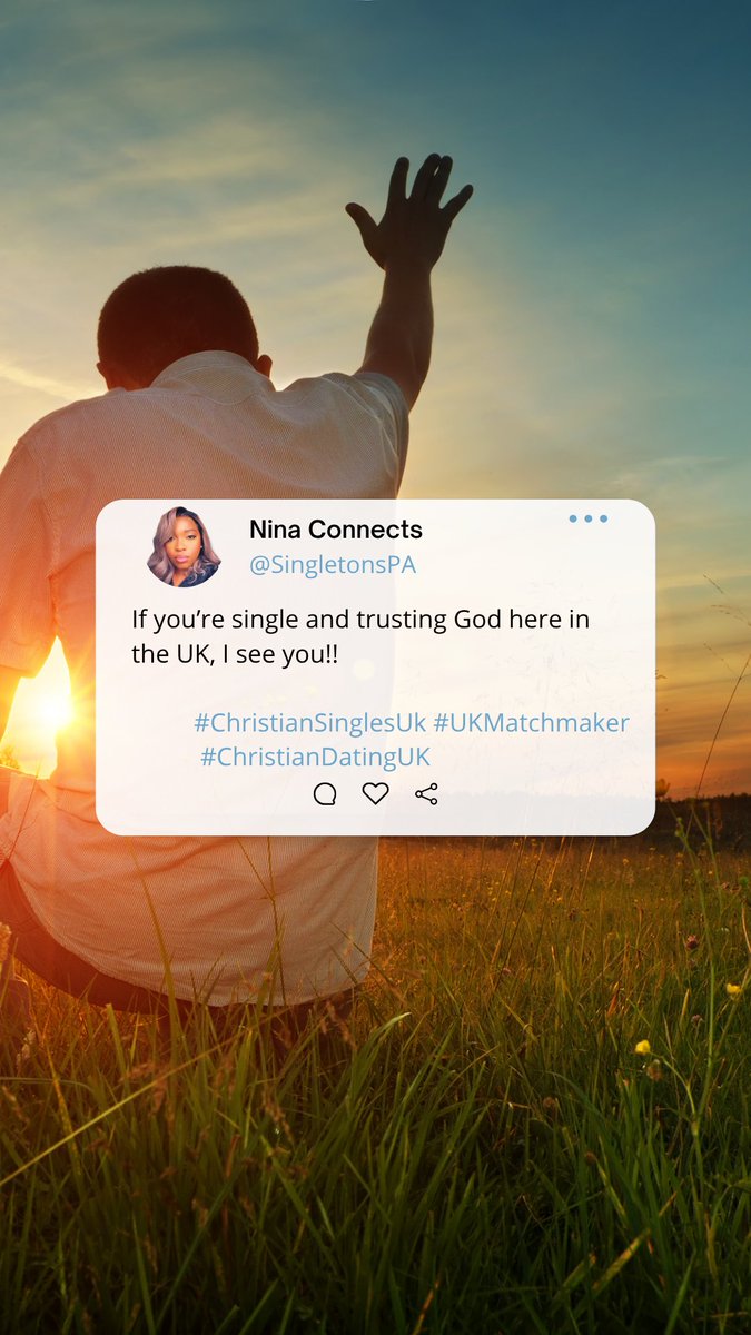 SingletonsPA's tweet image. In a world full of swipes and situationships, I support singles who want something deeper something Kingdom-aligned.
#FaithBasedDating #ChristianMen #MatchmakingWithPurpose #SingletonsPA