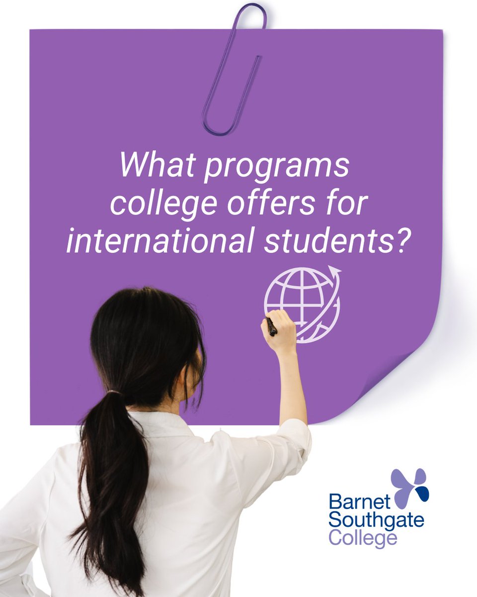 Yes😍, at Barnet and Southgate College, we’re proud to support international students from across the globe! Explore your next steps: hubs.la/Q03qD4590
#BarnetSouthgateCollege #StudentVisaUK  #StudyInLondon  #CollegeLondon #Tier4Visa #UKStudy #collegelondon
