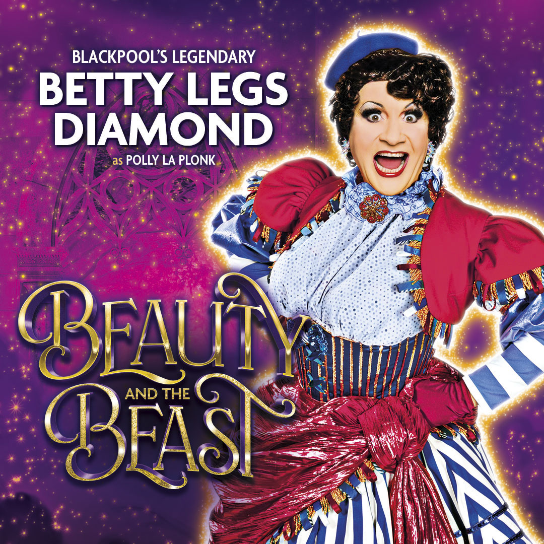 The original funny girl, Betty Legs Diamond will play Polly La Plonk alongside Coronation Street bad boy Marc Baylis and Britain's Got Talent's Steve Royle.

Betty says "It’s an absolute dream come true; To be joining the cast of Blackpool’s No.1 Pantomime at the stunning Grand