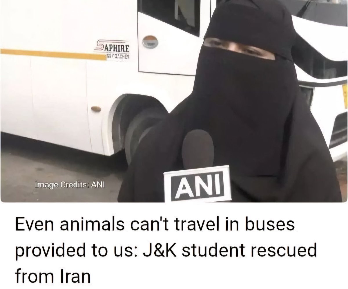 Ek toh Indian government inko Iran se evacuate karke India lekar aaye aur ab inko Delhi se Jammu Kashmir aane ke liye sarkari kharche par acchi Delux Buses chahiye. Bhai koi Kila fateh karke aaye ho kya Iran se jo swagat kare tumhara ? Desh ke liye ladne gaye thae kya Iran ?