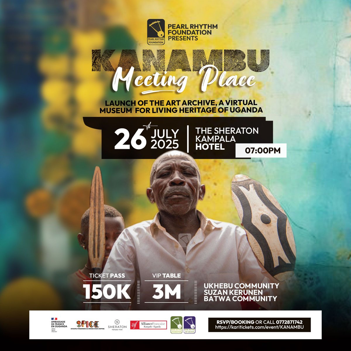 PearlRhythm's tweet image. Come witness the launch of the Art Archive, Uganda’s first-ever virtual museum for living heritage. This initiative ensures that the vibrant stories, customs & traditions of Ugandan communities remain accessible & present for future generations.
#myculturemypride
#theartarchive