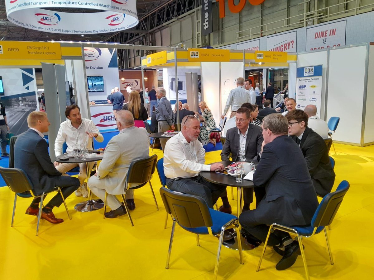 Day 3 and the finale of #Multimodal2025!
It's been a fantastic event so far and the RFG is again on hand at the Rail Freight Pavilion – drop by to chat, learn and connect with the experts in #railfreight #logistics #supplychain #rail