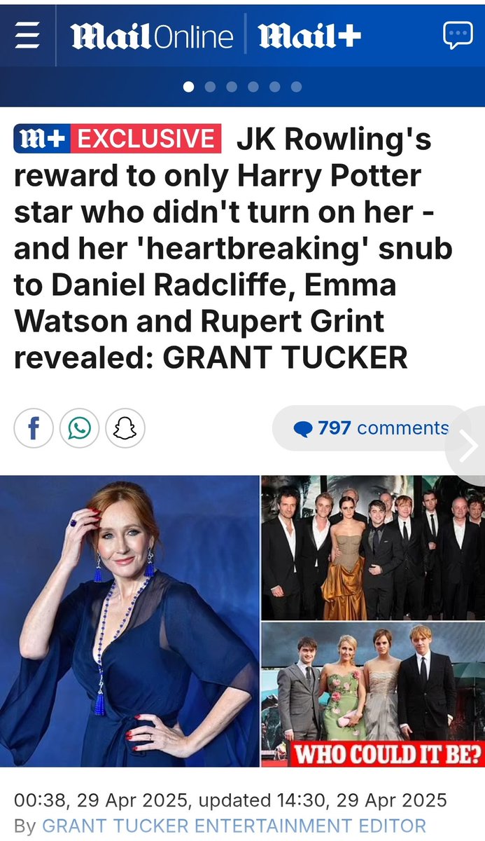 "Now, despite their two-decade connection with the franchise...the trio have been 'kept in the dark'...so much so that they weren't even informed a remake was in the works"

Imagine the egos that think they can publicly attack the woman who made them AND lay a claim to HER work.