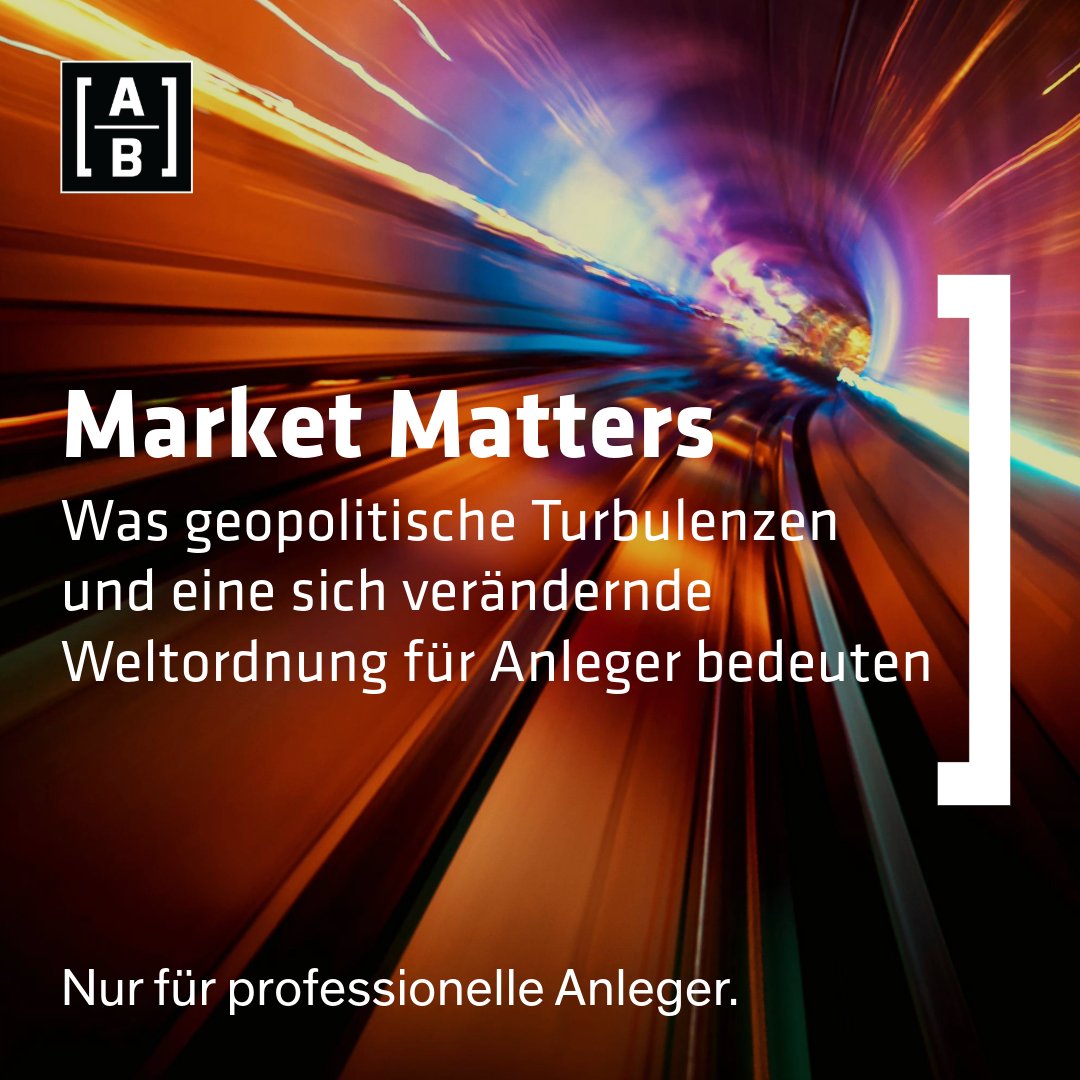 Wie wirken sich anhaltende geopolitische Veränderungen auf Anlagestrategien aus? Mehr dazu im neuen #MarketMatters. Nur für professionelle Anleger. Kapitalrisiko.
allncbrnstn.co/4l6j0tu