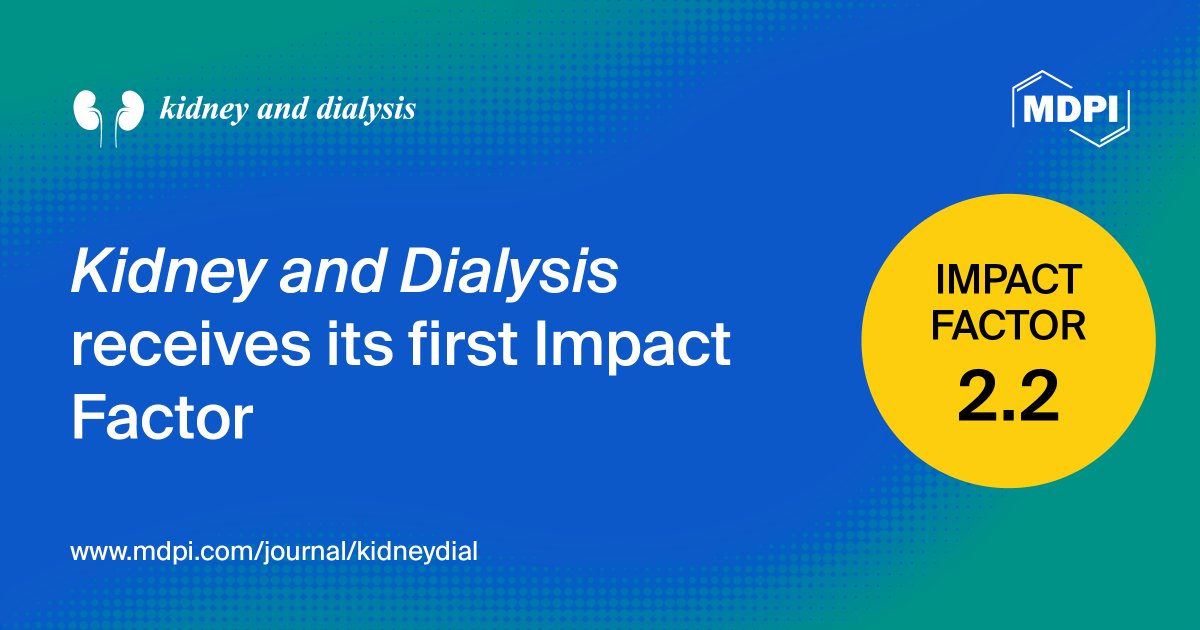 Kidney and Dialysis (@kidneydial_mdpi) on Twitter photo π’Significant achievement! <a href="/Kidneydial_MDPI/">Kidney and Dialysis</a>
π²ππ
πππ πππ
π«πππππππ received its ππ’π«π¬π ππ¦π©πππ π
ππππ¨π«: π.π π
We are deeply grateful to all the editors, reviewers, authors, and readers for their valuable support of the journalπ₯° π’Significant achievement! <a href="/Kidneydial_MDPI/">Kidney and Dialysis</a>
π²ππ
πππ πππ
π«πππππππ received its ππ’π«π¬π ππ¦π©πππ π
ππππ¨π«: π.π π
We are deeply grateful to all the editors, reviewers, authors, and readers for their valuable support of the journalπ₯°