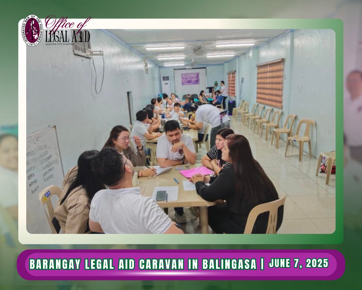 ibpqc's tweet image. Our dedicated volunteer lawyers provided one-on-one consultations — listening, guiding, and standing with every individual who needed support.

Because justice should be within everyone's reach. 💬🫱🏼‍🫲🏽

#IBPQuezonCity
#IBPLegalAid
#ServeTheCountryHailTheIBP