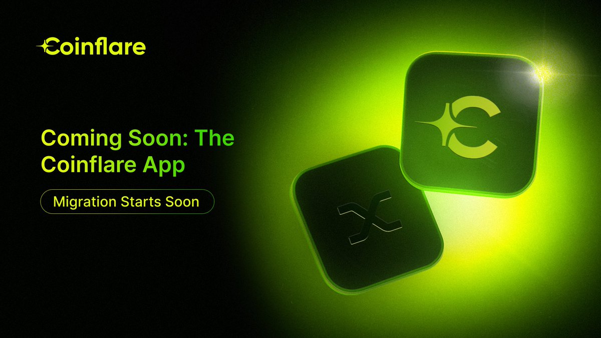 New look. New feel. New app.
The Coinflare mobile app is almost here.🚀

Our current app will be phased out in the next 2 weeks.

For more details: help.coinflare.com/hc/en-us/artic…