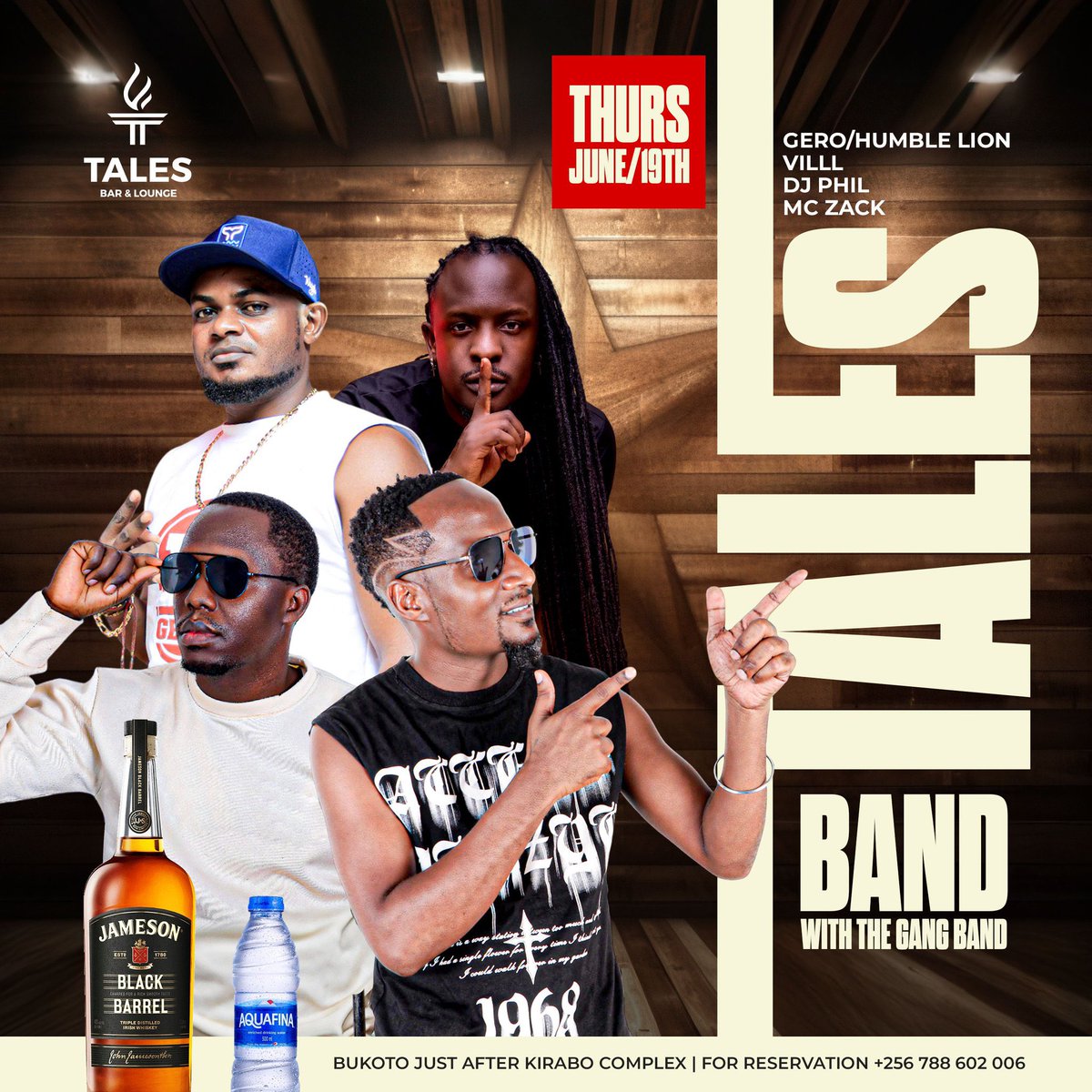 Mushrm (@mushroominc) on Twitter photo Tonight, <a href="/Taleslounge_kla/">Tales Lounge Bukoto</a> in Bukoto ignites with <a href="/thegangband/">The Gang Band</a>’s thrilling live performance! The after-party keeps the energy high with <a href="/gero_humblelion/">Gero_HumbleLion</a>, DJ Phill, and <a href="/Villl_Deejay/">Villl Deejay</a> dropping hot tracks. Secure your spot and immerse yourself in the vibe! Tonight, <a href="/Taleslounge_kla/">Tales Lounge Bukoto</a> in Bukoto ignites with <a href="/thegangband/">The Gang Band</a>’s thrilling live performance! The after-party keeps the energy high with <a href="/gero_humblelion/">Gero_HumbleLion</a>, DJ Phill, and <a href="/Villl_Deejay/">Villl Deejay</a> dropping hot tracks. Secure your spot and immerse yourself in the vibe!