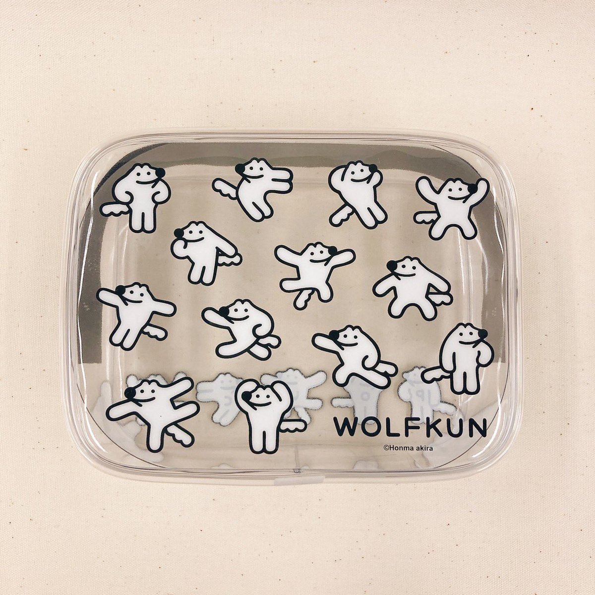 クリアポーチできました✨🐺🐕✨