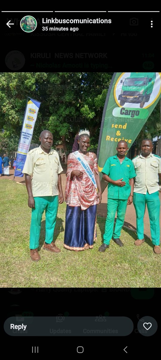 Mbabazi Hope Abwooli (@hope_immy) on Twitter photo I truly thank God for blessing me with the link bus family.
Remember to travel with link buses for they are the best transportproviders across the country. <a href="/officiallinkbus/">Link Buses</a> <a href="/Bestaliinde/">Tom Best Aliinde</a> <a href="/akasu5598/">Akasu</a> <a href="/akankunda10953/">Queen Akankunda Rachael</a> <a href="/BJacquie_P/">Babie Jacquie Penny</a> <a href="/jeericknews/">JEE RICK NEWS</a> <a href="/KabalegaOldBoys/">KASSOBA</a> I truly thank God for blessing me with the link bus family.
Remember to travel with link buses for they are the best transportproviders across the country. <a href="/officiallinkbus/">Link Buses</a> <a href="/Bestaliinde/">Tom Best Aliinde</a> <a href="/akasu5598/">Akasu</a> <a href="/akankunda10953/">Queen Akankunda Rachael</a> <a href="/BJacquie_P/">Babie Jacquie Penny</a> <a href="/jeericknews/">JEE RICK NEWS</a> <a href="/KabalegaOldBoys/">KASSOBA</a>