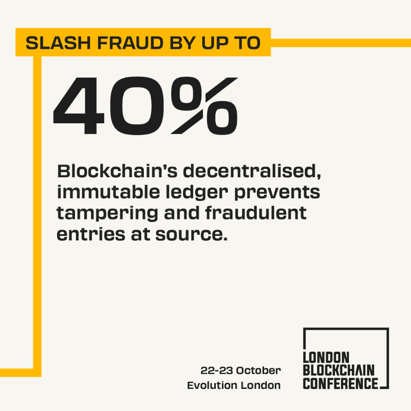 LDN_Blockchain's tweet photo. Track 1 arms you with verifiable on-chain reporting, digital ID systems and AI-powered integrity so you move from audit panic to automated confidence. ​

Don't miss your chance to see blockchain solutions up close and personal. Grab your early bird pass and save up to £100. 💼