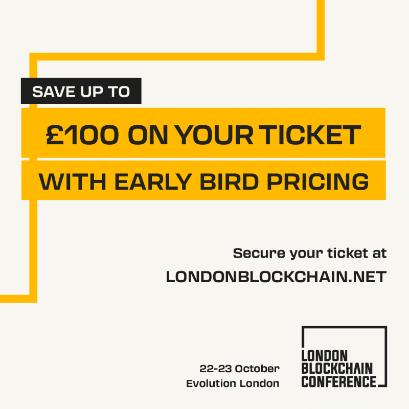 LDN_Blockchain's tweet photo. Track 1 arms you with verifiable on-chain reporting, digital ID systems and AI-powered integrity so you move from audit panic to automated confidence. ​

Don't miss your chance to see blockchain solutions up close and personal. Grab your early bird pass and save up to £100. 💼