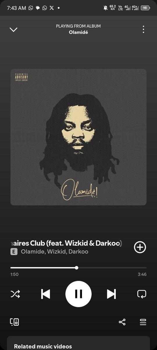 This hits different with   with Machala 🦅🦅🦅 #OlamidetheAlbum #Wizkid