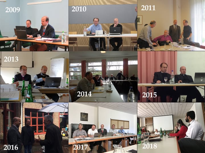 PetrJanVins's tweet image. Na mezinárodní starokatolickou biskupskou konferenci jezdím jako tlumočník od roku 2009. Za tu dobu se obměnili až na jednoho všichni starokatoličtí i anglikánští biskupové s jurisdikcí na evropském kontinentě, někteří i několikrát. A ještě jeden "držák" zůstal po celou tu dobu…