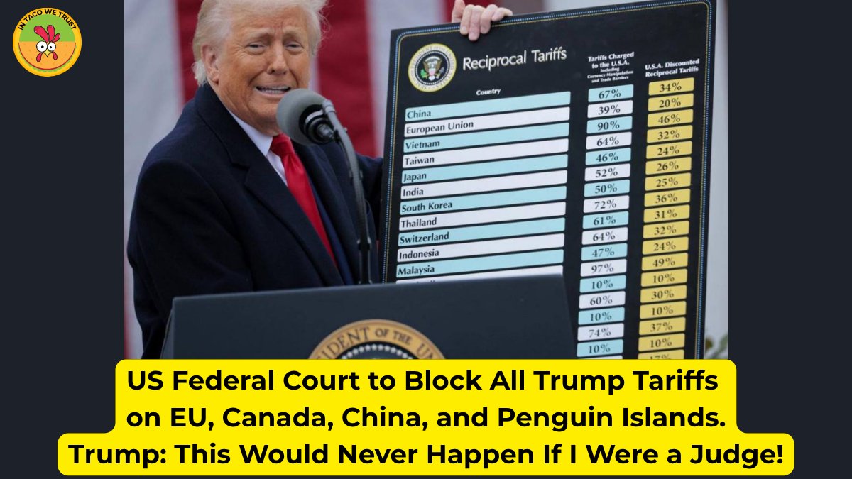 TacoCoin159290's tweet photo. 🚀$TACO ARMY ATTACKS! #TrumpAlwaysChickensOut #Satire #tariffs 
📈Trade: https://t.co/rhnzGdWUqp… #MemeCoin #PancakeSwap #CryptoGiveaway #BSC https://t.co/oHKNEgwahe