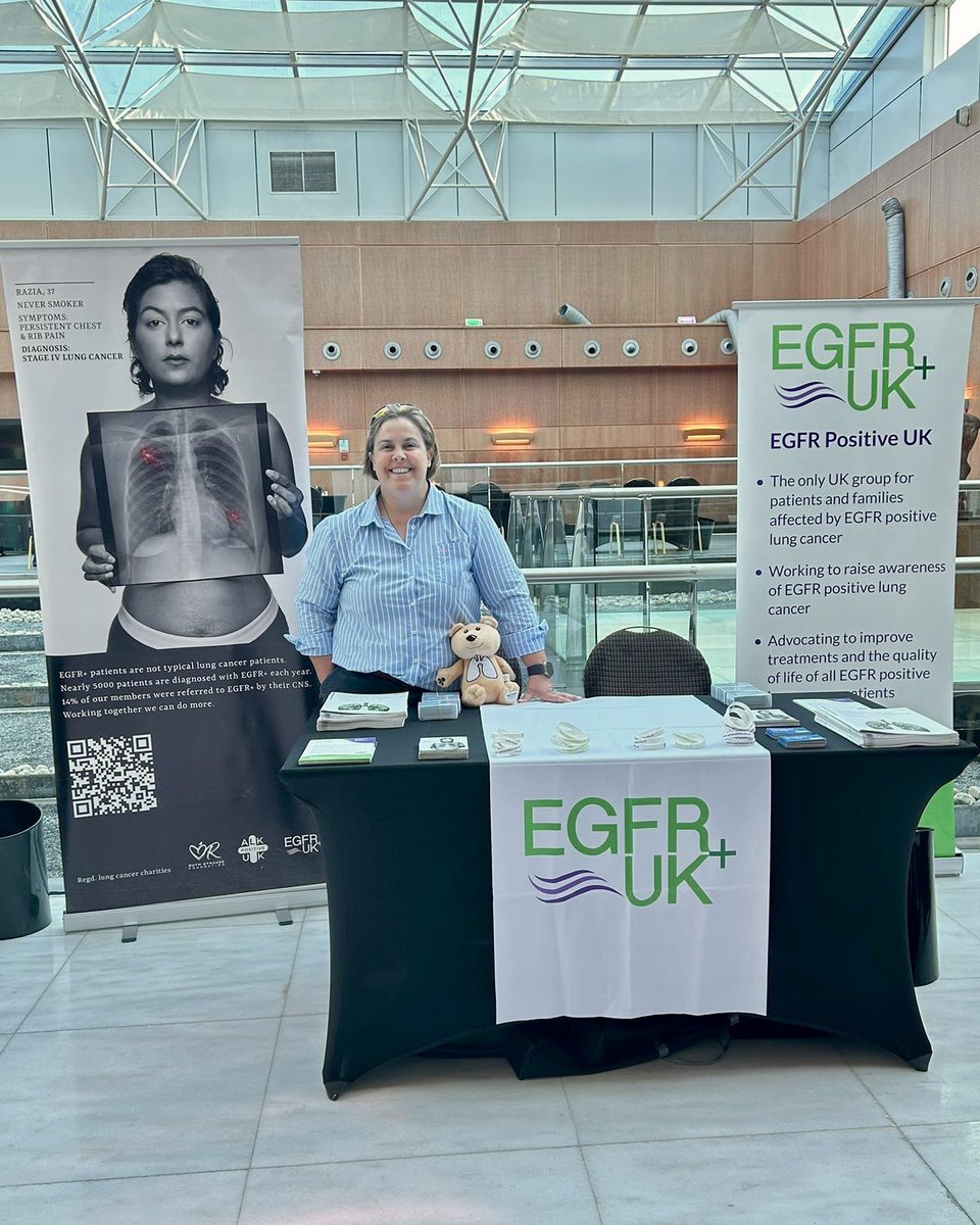 EGFR Positive Lung Cancer UK (@egfruk) on Twitter photo Here’s Charlie from our trustee team at the <a href="/LCN_UK/">Lung Cancer Nursing UK</a> Conference today.
It’s so important for us to be here, connecting with #lungcancer nurses & having the conversations that really matter for people living with EGFR+.
Great agenda lined up - we’re looking forward to the next Here’s Charlie from our trustee team at the <a href="/LCN_UK/">Lung Cancer Nursing UK</a> Conference today.
It’s so important for us to be here, connecting with #lungcancer nurses & having the conversations that really matter for people living with EGFR+.
Great agenda lined up - we’re looking forward to the next