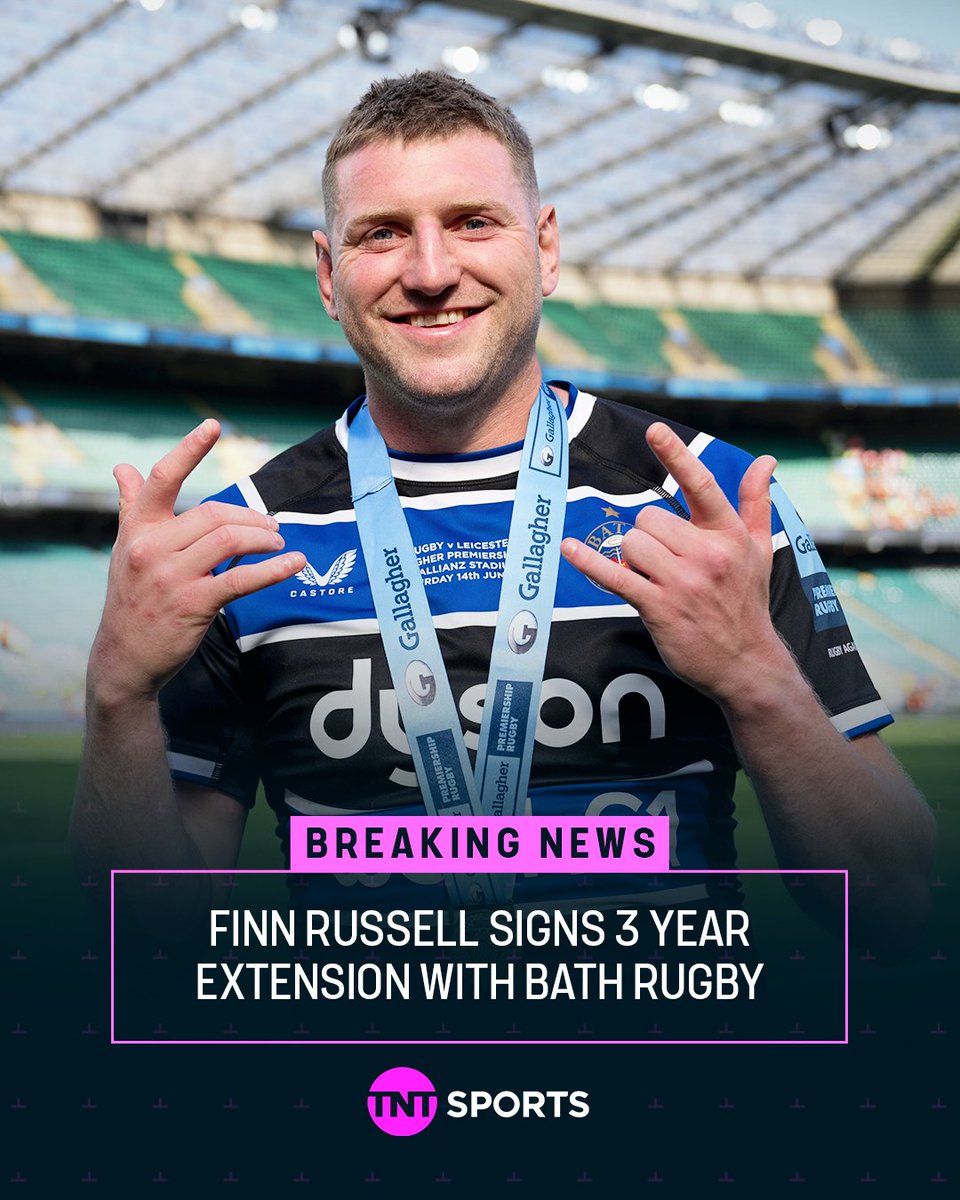 3 more years ✍️

Finn Russell has signed a new contract to stay at Bath until June 2028 🛁