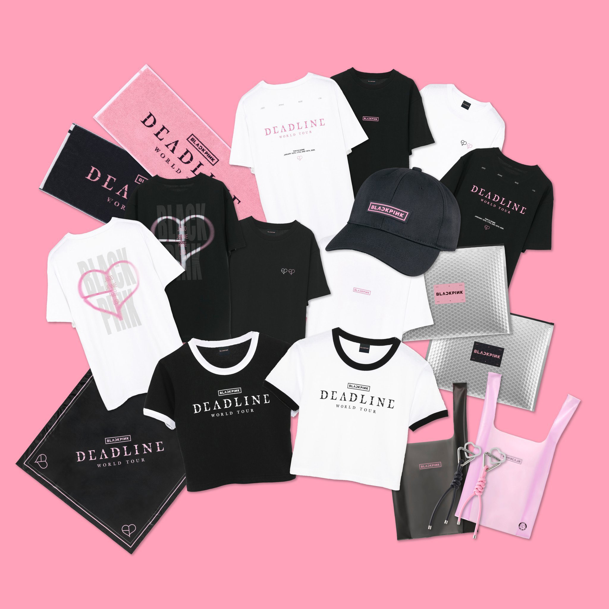 BLACKPINK DEADLINE ユニフォーム M ① BLACKPINK DEADLINE World Tour Uniform M Size Official K-Pop