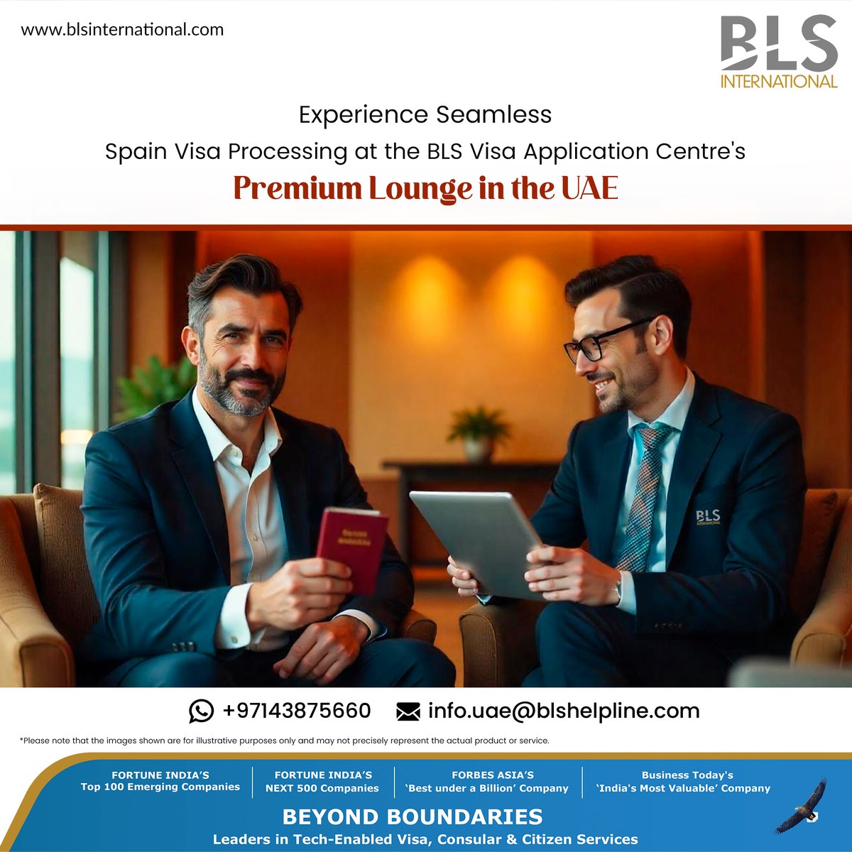 BLS International tweet media